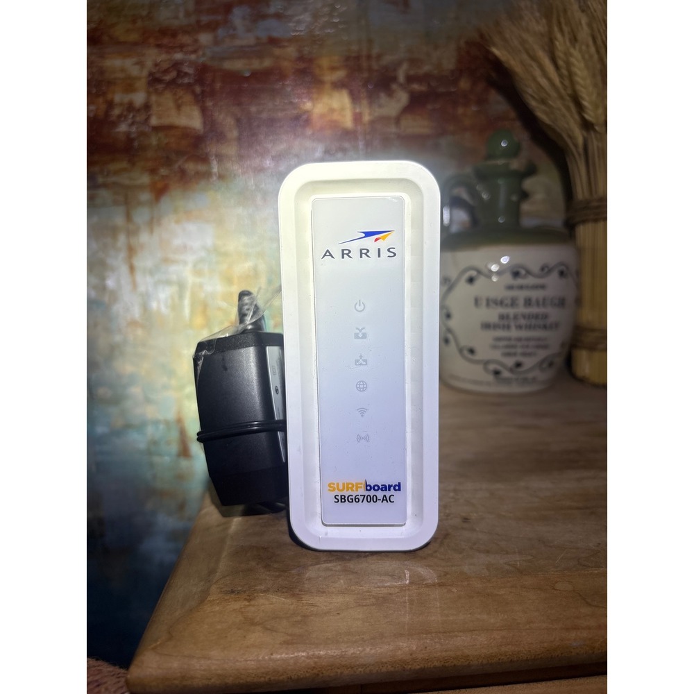 Arris SURFboard SBG6700-AC DOCSIS 3.0 Cable Modem Wi-Fi Router Combo White